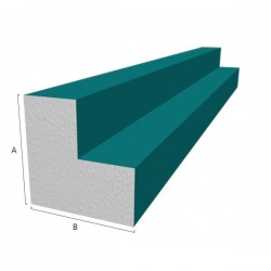 Molde em poliestireno EPS para cornija P7 150x150