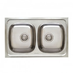 Lava-louças AIR-M2080 de pousar 2 pias 80X50