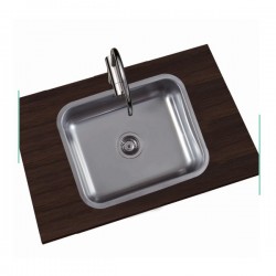 Lava-louças SHARP-IBERICO 50 de encastrar 1 pia 55x45x16
