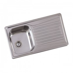 Lava-louças AIR-M28000 de encastrar 1 pia + escorredor 86,4 x 50,4