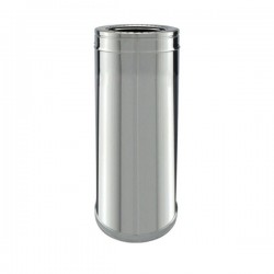Tubo rígido Inox parede dupla isolado 50 cm