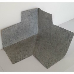 Canto interior para tela impermeabilizante
