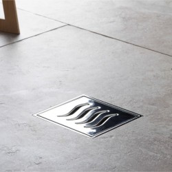 Sifão de duche em grelha Inox 10x10 PREMIUM LINE