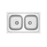 Lava louças pousar Inox 2 pias