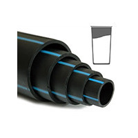 Tubo de água potável PEAD 16 kg/bar